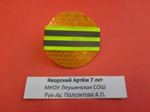 Яровский Артем 7 лет значок