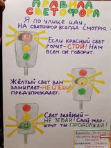 Рисунок Правила Светофора семья Спасенниковых Кондинская СОШ